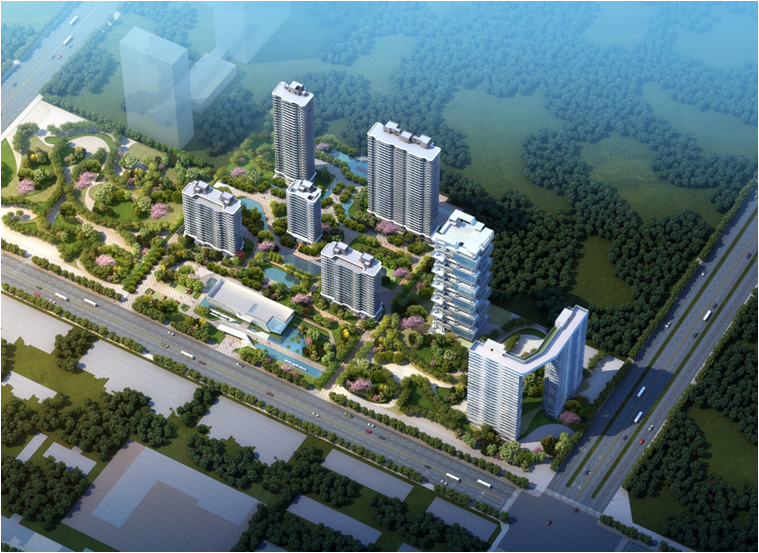 Jinhuan Construction/The main structure of Runjiang No. 1 phase I topping off celebration