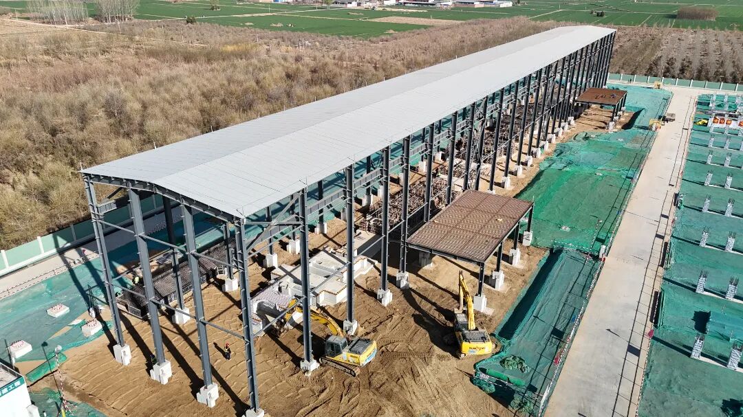 Xiongan 500Kv Substation steel Structure build by Jinhuan Steel Structure